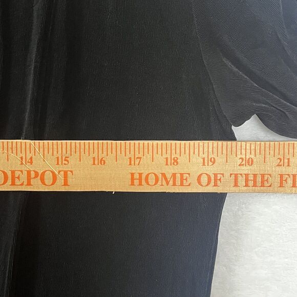 Chico’s Travelers Women's Black Open Front Size 3 XL Slinky Knit Pack Lagenlook - Picture 8 of 9